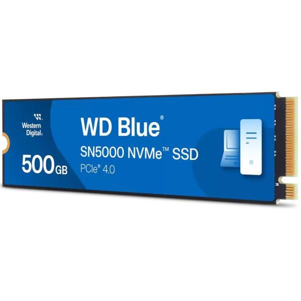 WD Blue SN5000 M.2 SSD 500 GB – 5000 MB/s Lesen 4000 MB/s Schreiben PCIe 4.0 NVMe
