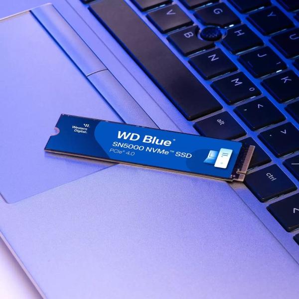 WD Blue SN5000 M.2 SSD 500 GB – 5000 MB/s Lesen 4000 MB/s Schreiben PCIe 4.0 NVMe