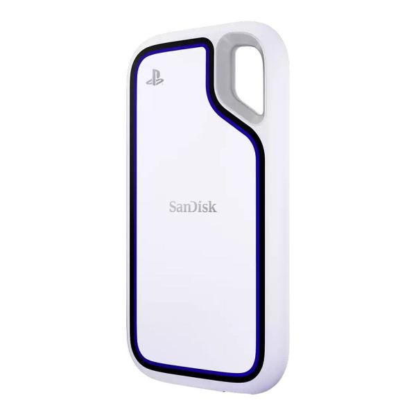 SanDisk Extreme 2TB Portable SSD USB-C für PS5 & PC Weiß IP65 1000 MB/s