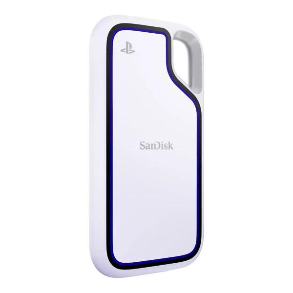 SanDisk Extreme 2TB Portable SSD USB-C für PS5 & PC Weiß IP65 1000 MB/s