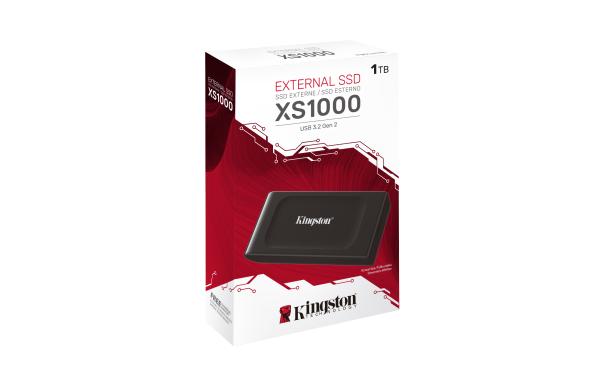 1TB Kingston XS1000 USB 3.2 Gen2 Black