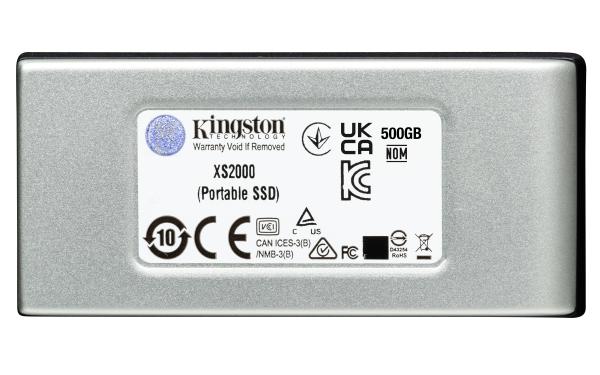 1TB Kingston XS2000 USB 3.2 Gen2 Grau