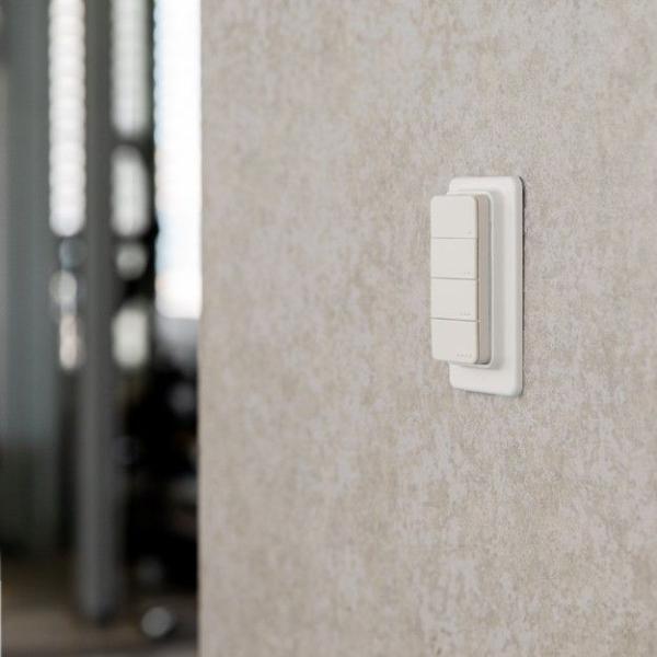 Shelly BLU Button 4 – Bluetooth Fernbedienung mit Magnethalter & Plug & Play Funktion