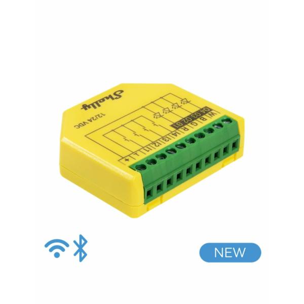 Shelly Plus RGBW PM – WLAN & Bluetooth LED-Controller mit Leistungsmessung