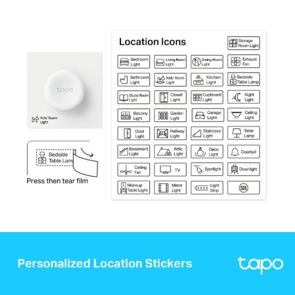 TP-Link Tapo S200D Smart Dimmer – Intelligenter Dimmer mit Drehregler Weiß