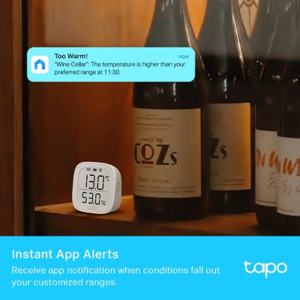 TP-Link Tapo T315 Temperatur- & Feuchtigkeitssensor – E-Ink Display Smart Home