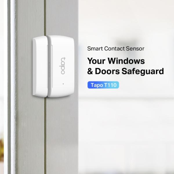 TP-Link Tapo T110 Tür-/Fenstersensor – Intelligenter Kontaktsensor, Smart Home