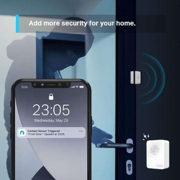TP-Link Tapo T110 Tür-/Fenstersensor – Intelligenter Kontaktsensor, Smart Home