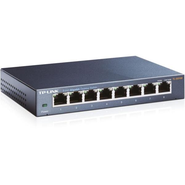 8P TP-LINK TL-SG108 Metall
