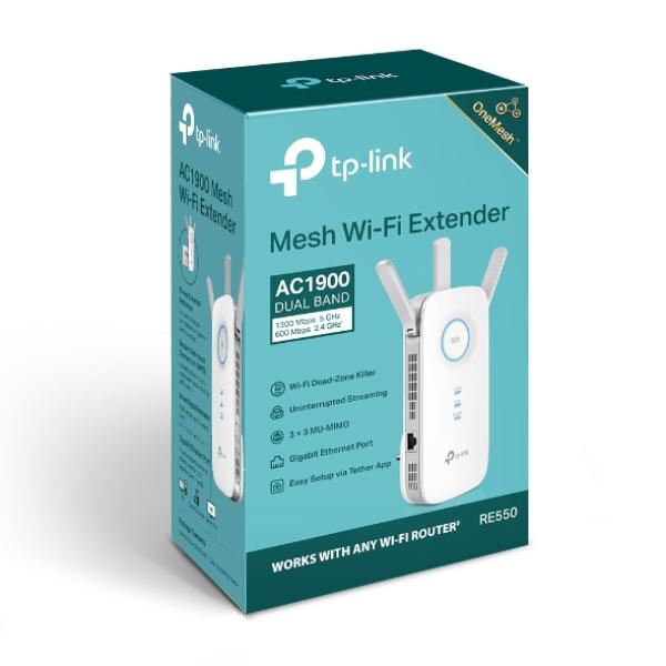 TP-LINK RE550 - AC1900 Wi-Fi Range Extender