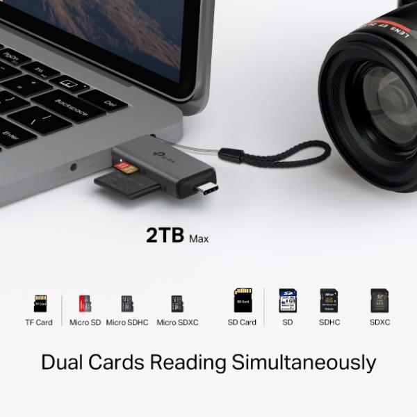 TP-Link UA430D USB-Kartenleser für SD und microSD – USB 3.1