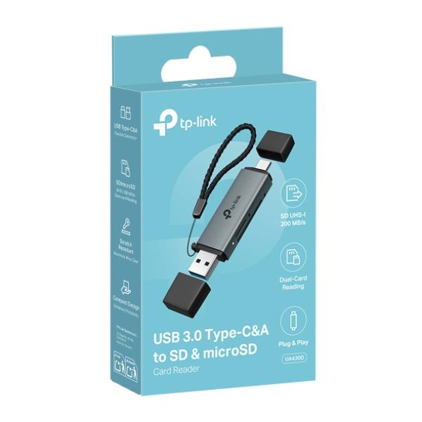 TP-Link UA430D USB-Kartenleser für SD und microSD – USB 3.1