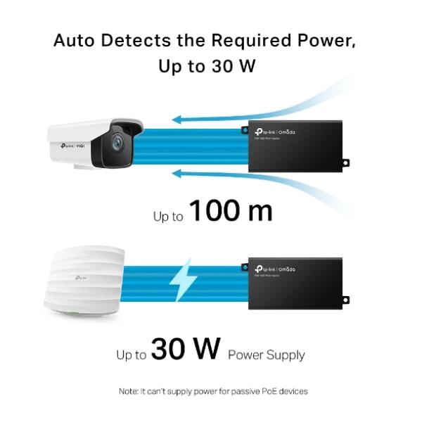 TP-LINK POE160S - PoE+ Injector