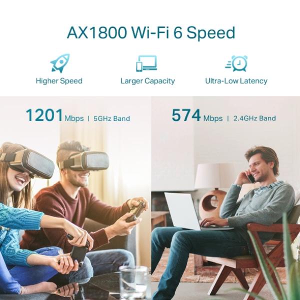 TP-Link Repeater RE605X - AX1800 Wi-Fi 6 Range Extender