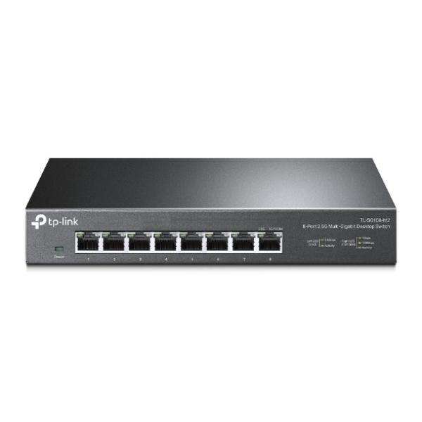 TP-Link TL-SG108-M2 8-Port 2,5G Gigabit Switch – Unmanaged, 8× 2,5-Gbit/s, lüfterlos