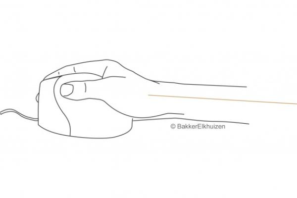 BakkerElkhuizen Evoluent3 Maus Rechtshänder/5 Tasten