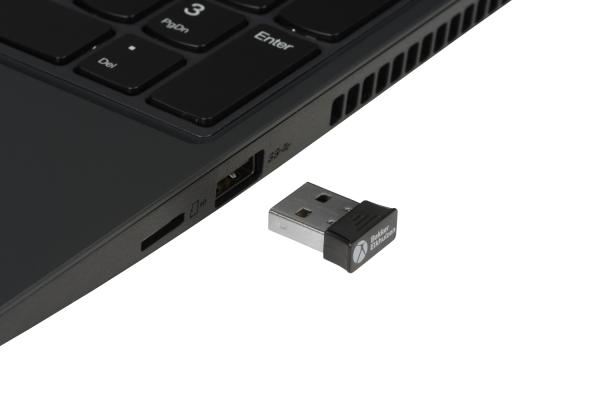 BakkerElkhuizen PRF Mouse Wireless Dark Grey – Ergonomische Vertikale Funkmaus mit 1600 DPI & USB-A/USB-C Adapter