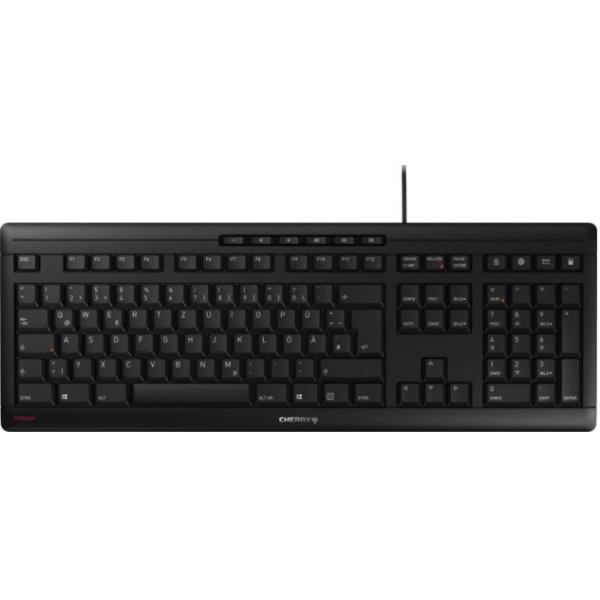 Cherry Stream JK 8500 USB Tastatur Keyboard verkabelt Schwarz black