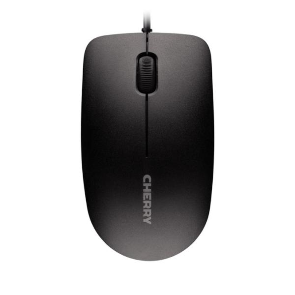 CHERRY MC 1000 Kabelgebundene Maus Schwarz USB – Optisch 1200 DPI Beidhändig Büro & Home Office