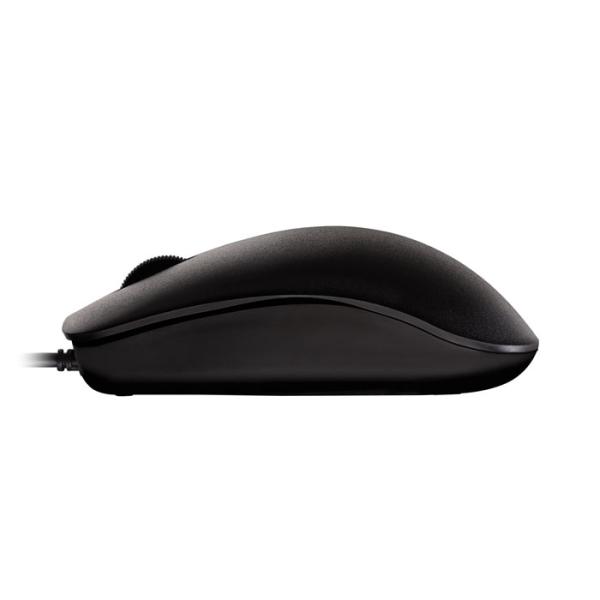 CHERRY MC 1000 Kabelgebundene Maus Schwarz USB – Optisch 1200 DPI Beidhändig Büro & Home Office