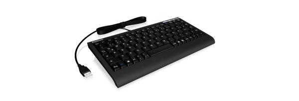 KeySonic ACK-595C+ (US) Mini SoftSkin PS/2-USB black