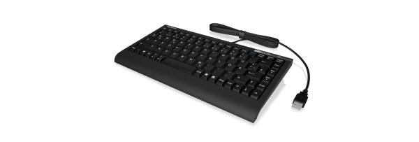 KeySonic ACK-595C+ (US) Mini SoftSkin PS/2-USB black
