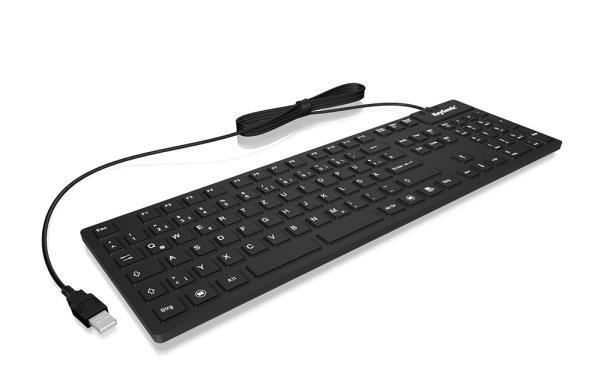KeySonic KSK-8030IN (UK) Industrietastatur 105T black bulk