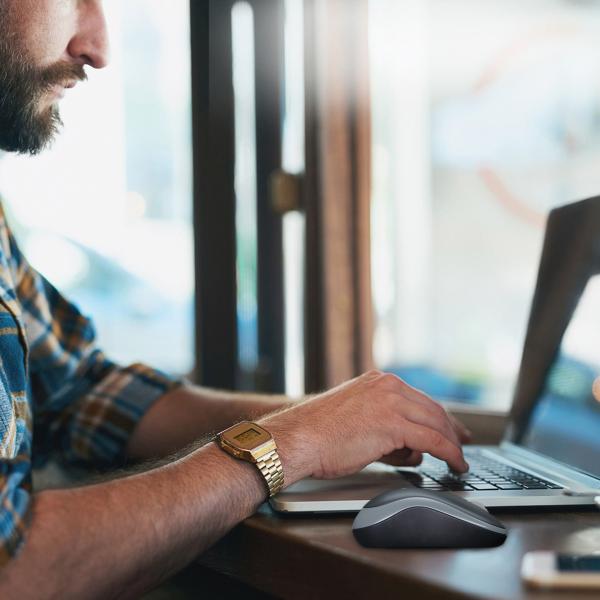 Logitech M185 Wireless schwarz / grau