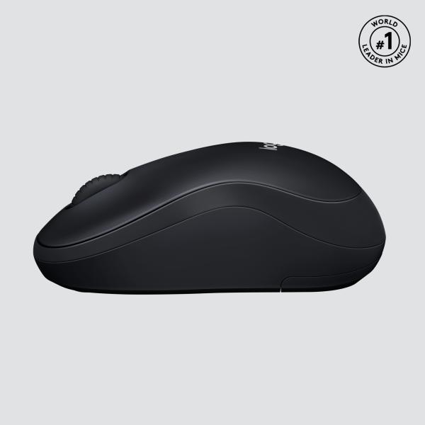 Logitech M220 Silent Kabellose Funkmaus Anthrazit – Leise Büro-Maus für PC & Notebook