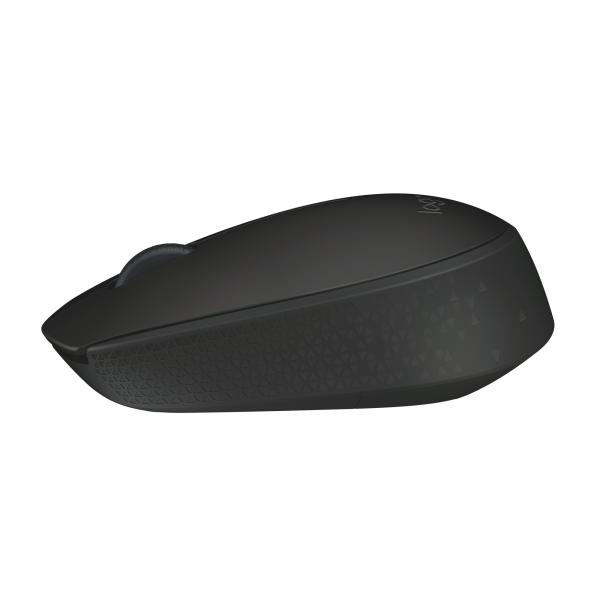 Logitech B170 Kabellose Funkmaus 2,4 GHz Optisch Beidhändig Schwarz für PC & Notebook