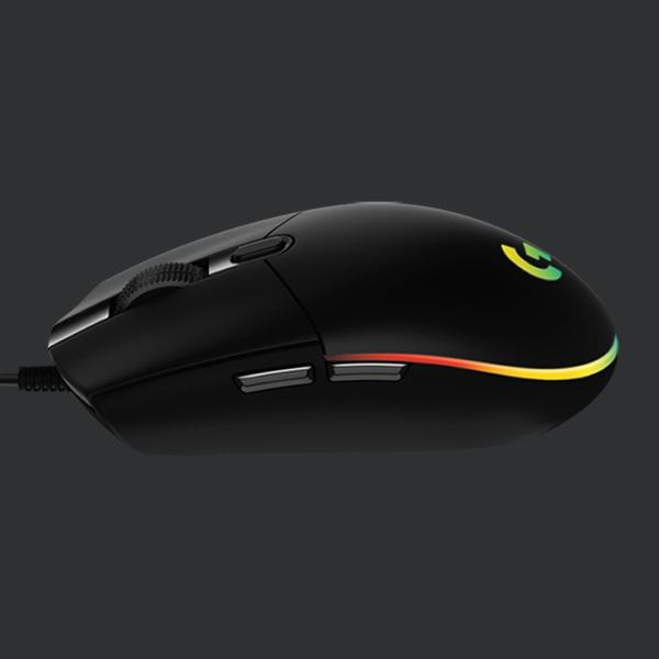 Logitech G203 Lightsync Gaming Maus 8000 DPI USB kabelgebunden – RGB Beleuchtung