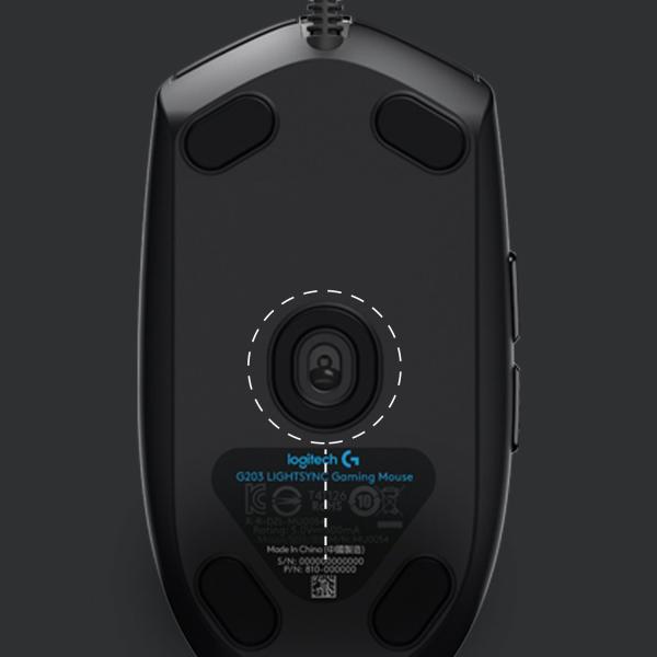 Logitech G203 Lightsync Gaming Maus 8000 DPI USB kabelgebunden – RGB Beleuchtung