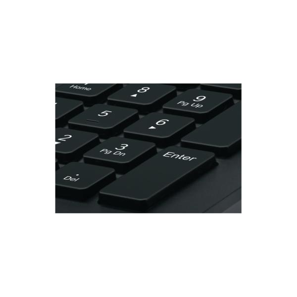 Logitech K280e Tastatur QWERTZ – kabelgebunden USB schwarz Business Keyboard