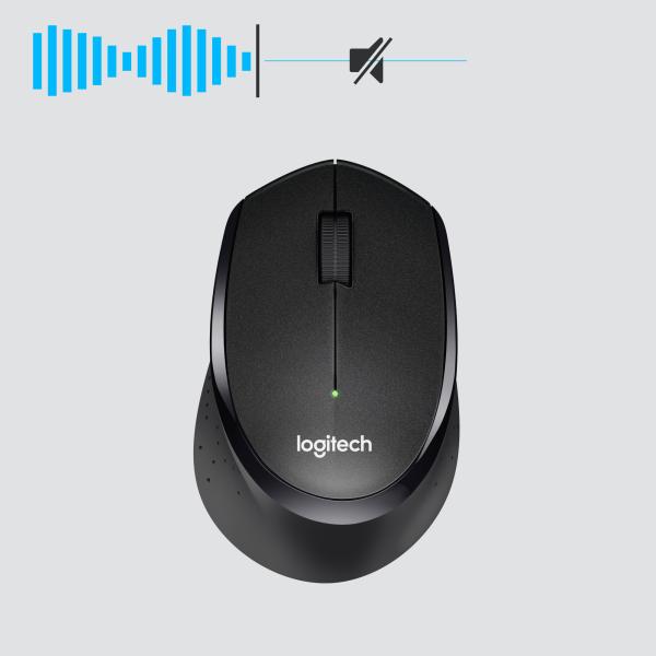 Logitech M330 Silent Plus Maus rechts RF Wireless Mechanisch 1000 DPI