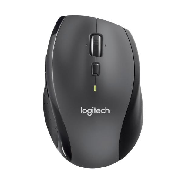 Logitech M705 Wireless Maus – Kabellos Laser USB 7 Tasten ergonomisch grau