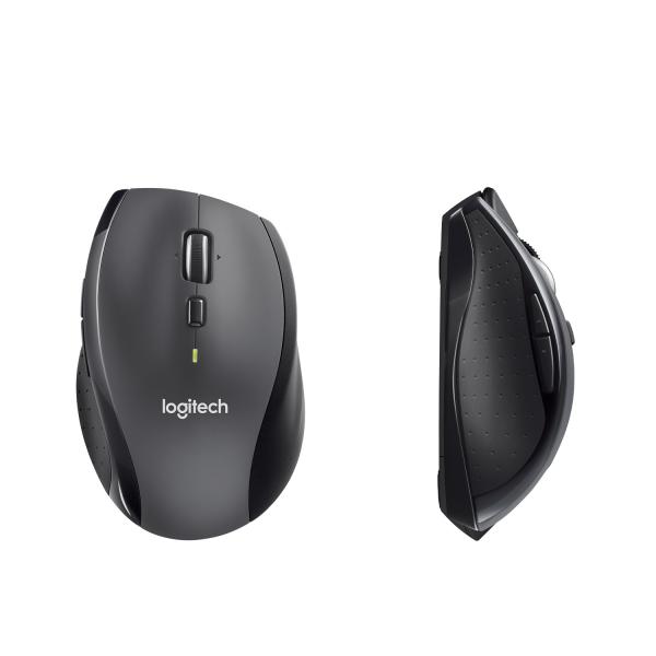 Logitech M705 Wireless Maus – Kabellos Laser USB 7 Tasten ergonomisch grau