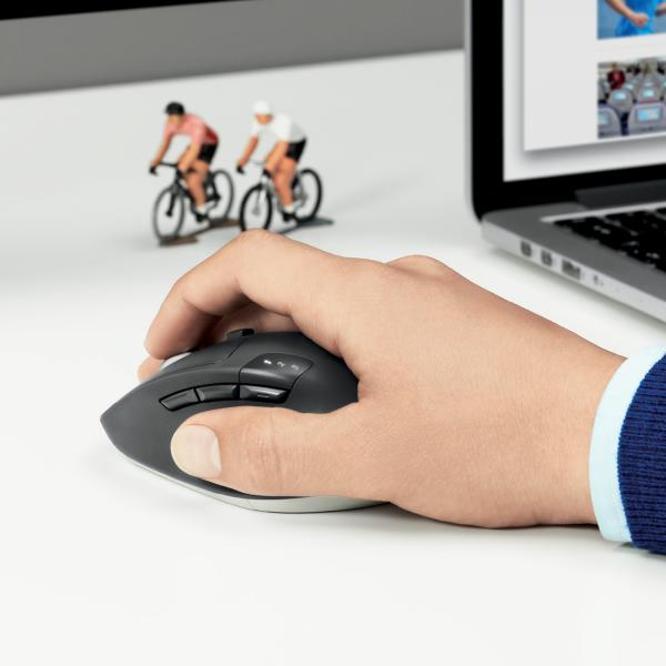 Logitech M720 Triathlon Maus – Kabellos RF & Bluetooth optisch 1000 DPI  Multi-Device