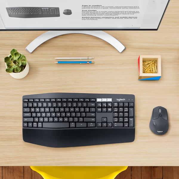 Logitech MK 850 Performance Set – Kabellose Tastatur & Maus für Büro Home Office & Produktivität QWERTZ DE