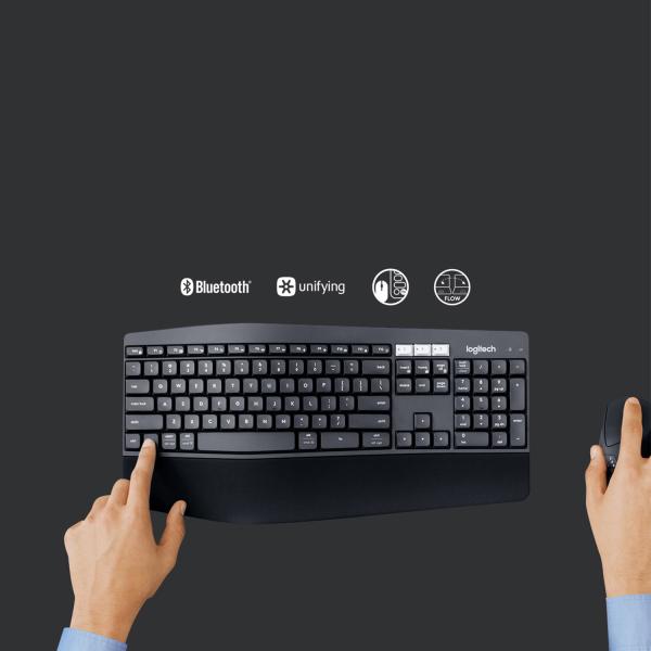 Logitech MK 850 Performance Set – Kabellose Tastatur & Maus für Büro Home Office & Produktivität QWERTZ DE