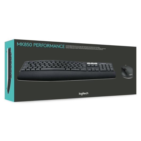 Logitech MK 850 Performance Set – Kabellose Tastatur & Maus für Büro Home Office & Produktivität QWERTZ DE