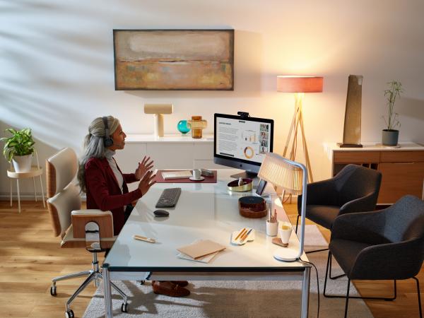 Logitech MX Keys Wireless Tastatur DE QWERTZ – Business Keyboard kabellos Multi-Device beleuchtet USB-C Akku