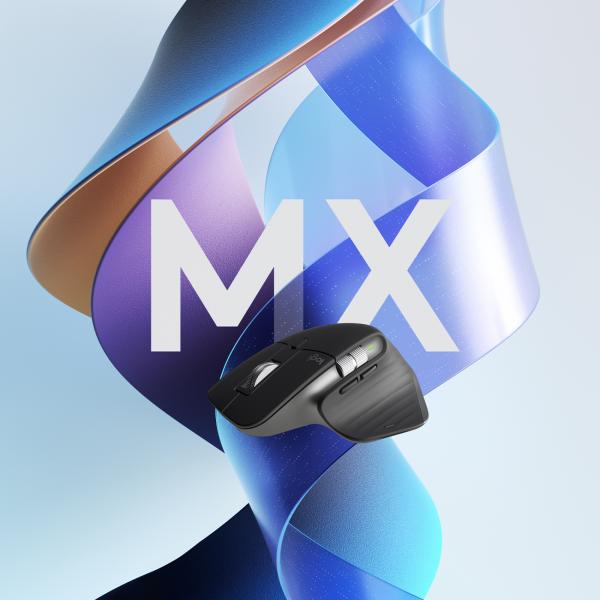 Logitech MX Master 3S kabellose Mouse ergonomisch graphite