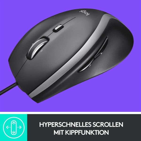 Logitech M500S Corded Mouse USB-A Optisch 4000 DPI