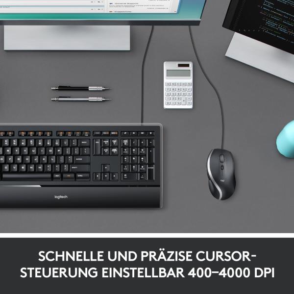 Logitech M500S Corded Mouse USB-A Optisch 4000 DPI