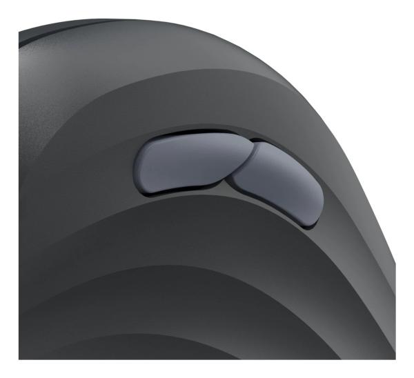 Hama ECM-500R Ergonomische Vertikalmaus 1800 DPI Schwarz 7 Tasten