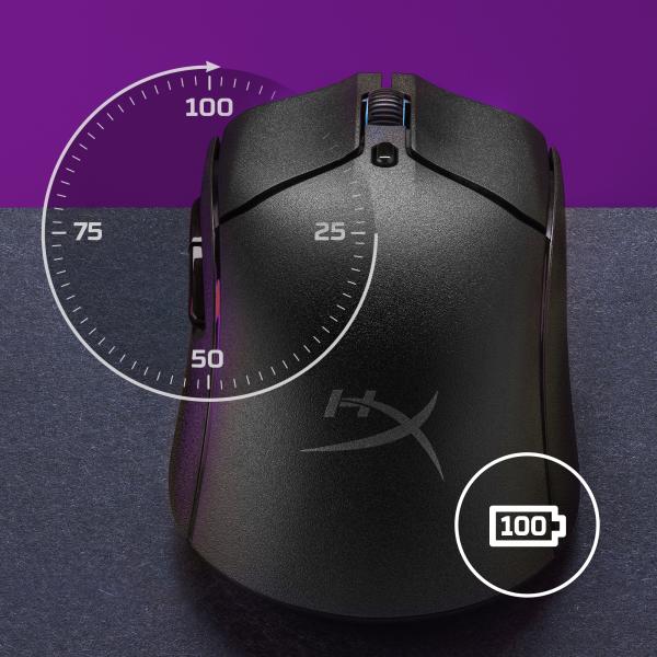 HP HyperX Pulsefire Haste 2 – Wireless-Gaming-Maus Schwarz