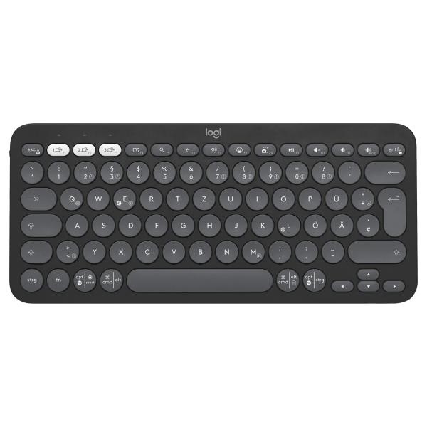 Logitech K380 Pebble Keys2 Bluetooth black QWERTZ DE