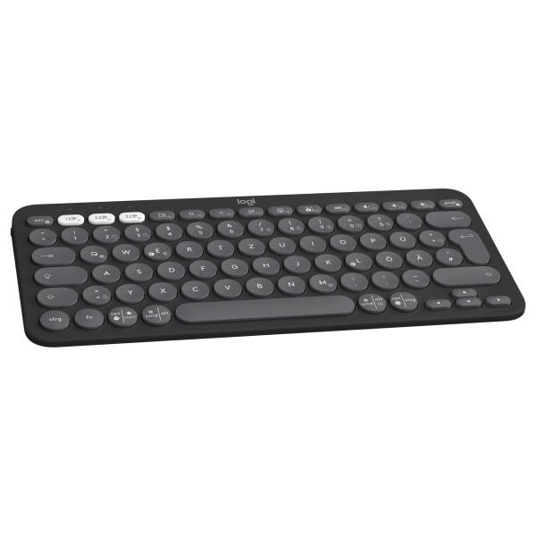 Logitech K380 Pebble Keys2 Bluetooth black QWERTZ DE