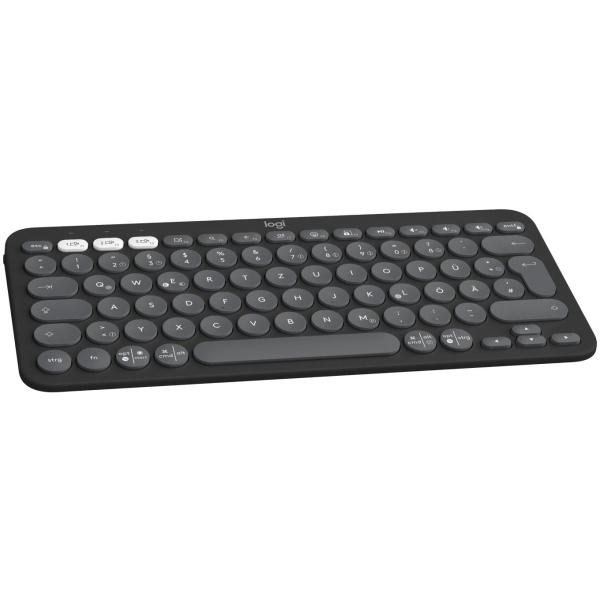 Logitech K380 Pebble Keys2 Bluetooth black QWERTZ DE