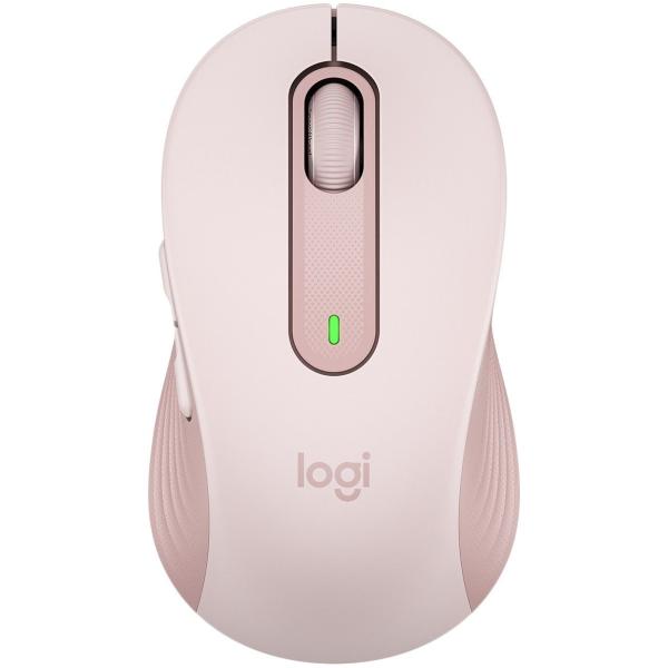 Logitech Signature M650 Mouse optical 5 buttons wireless Bluetooth 2.4 GHz Bolt USB receiver rose